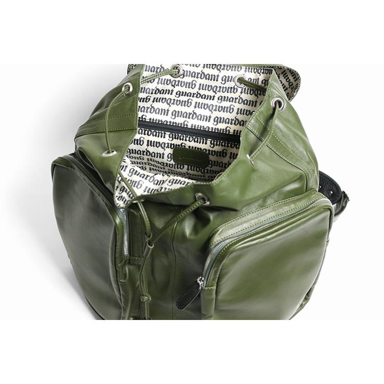 guardant 大容量ストレージの バングラレザー バックパック 機能的 牛革 メンズ 本革 革 | Arukan | 10