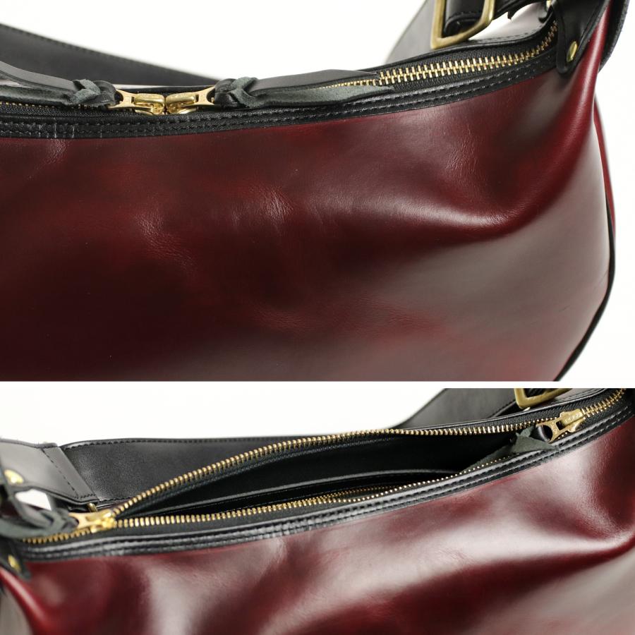 INCEPTION インセプション Chromexcel Leather BANANA BAG 経年変化 を楽しめる 茶芯 ショルダーバッグ ボディバッグの画像