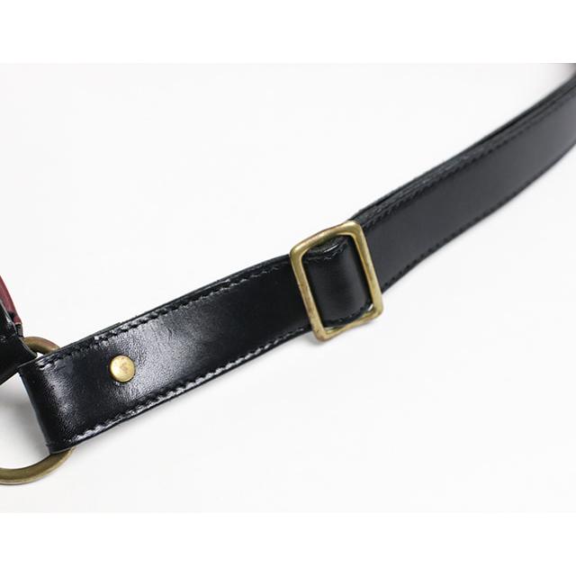 INCEPTION インセプション Chromexcel Leather FUNNY PACK 経年変化 を楽しめる 茶芯 ショルダーバッグ ボディバッグの画像