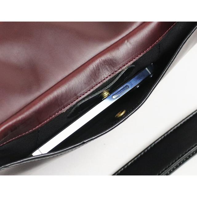 INCEPTION インセプション Chromexcel Leather FUNNY PACK 経年変化 を楽しめる 茶芯 ショルダーバッグ ボディバッグの画像