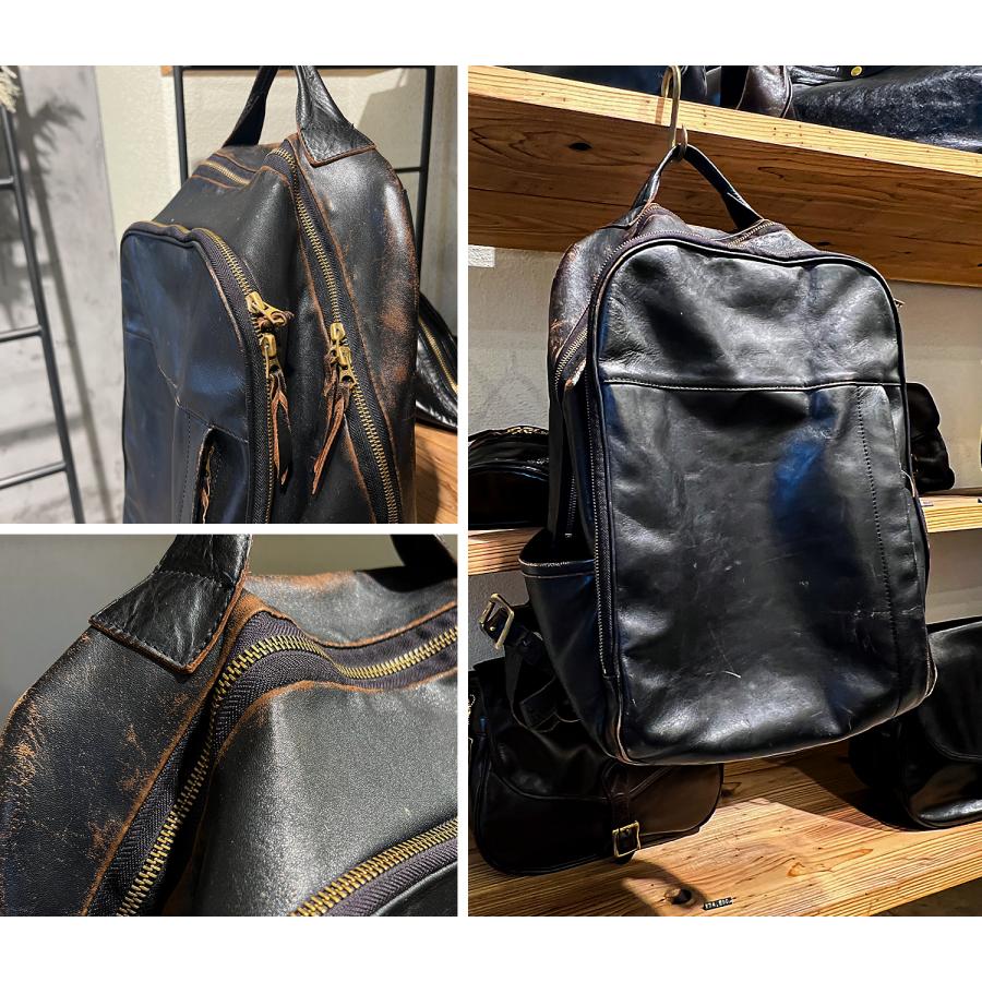 OPUS（オーパス） INCEPTION インセプション HORSE HIDE BANANA BAG 茶