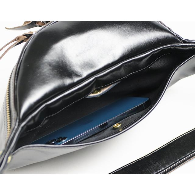 INCEPTION インセプション HORSE HIDE FANNY PACK  茶芯 ファニーパック ショルダーバッグ ボディバッグの画像