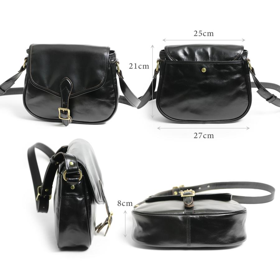 INCEPTION インセプション HORSE HIDE MAIL BAG （SMALL）ポストマン メールバッグ | OPUS | 04