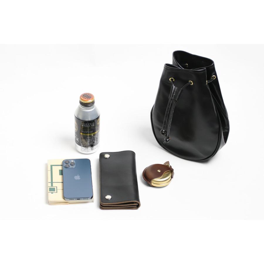 INCEPTION インセプション HORSE HIDE LEATHER POUCH 茶芯