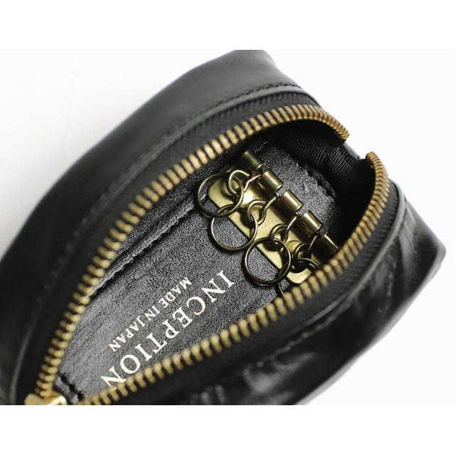 INCEPTION インセプション HORSE HIDE LEATHER KEY CASE 茶芯 キー