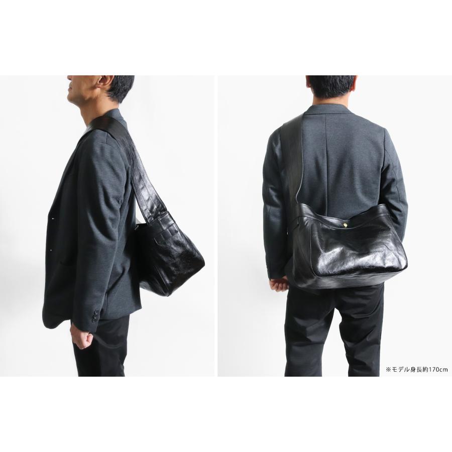 OPUS INCEPTION インセプション HORSE HIDE NEWSPAPER BAG