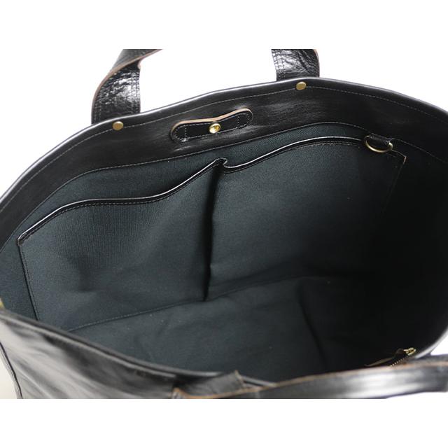 INCEPTION インセプション HORSE HIDE COAL BAG (LARGE)  茶芯 手提げ バッグの画像
