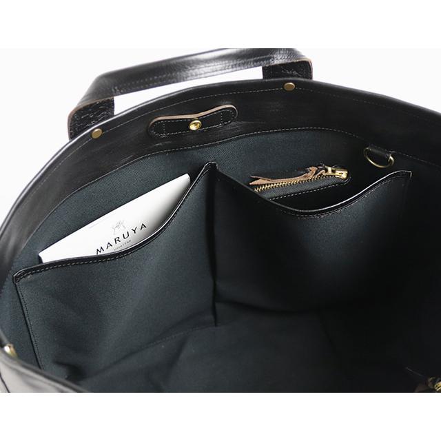 INCEPTION インセプション HORSE HIDE COAL BAG (LARGE)  茶芯 手提げ バッグの画像