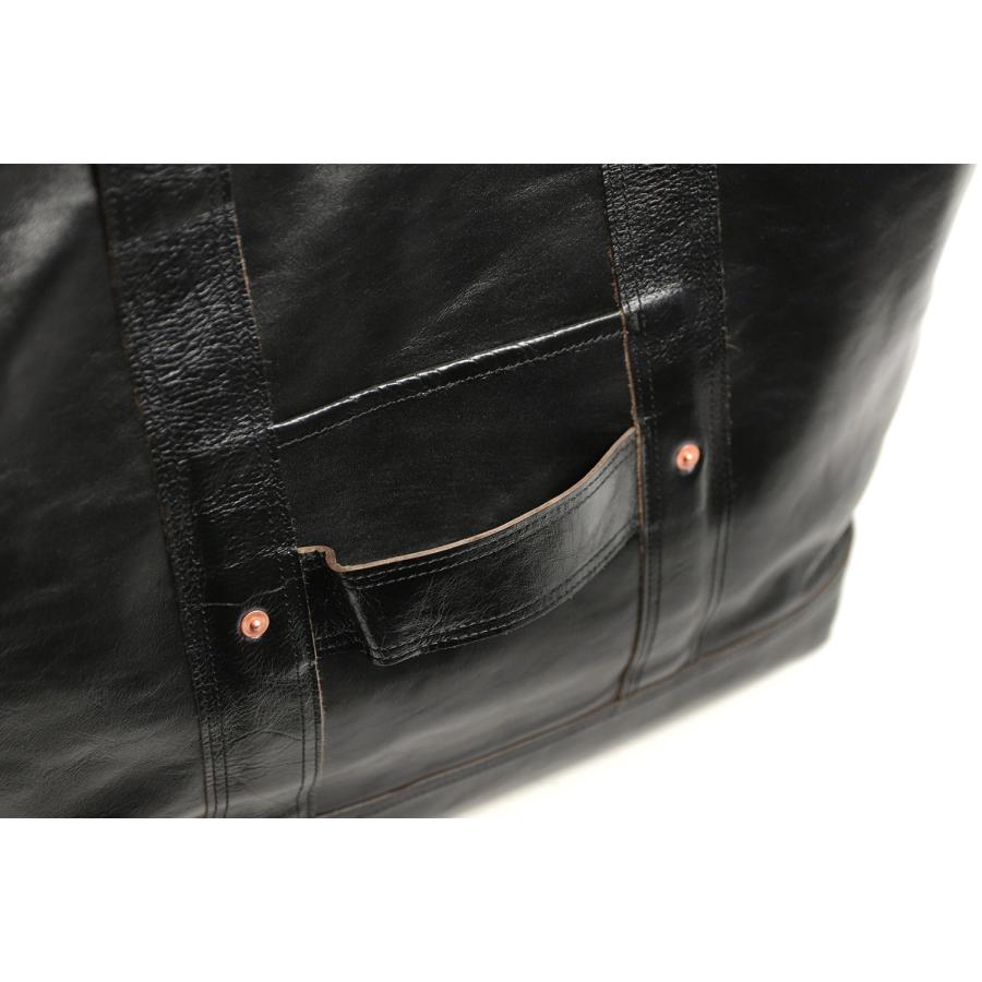 INCEPTION インセプション HORSE HIDE COAL BAG (LARGE)  茶芯 手提げ バッグの画像
