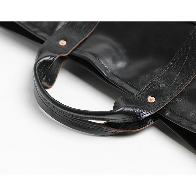 INCEPTION インセプション HORSE HIDE COAL BAG (LARGE)  茶芯 手提げ バッグの画像