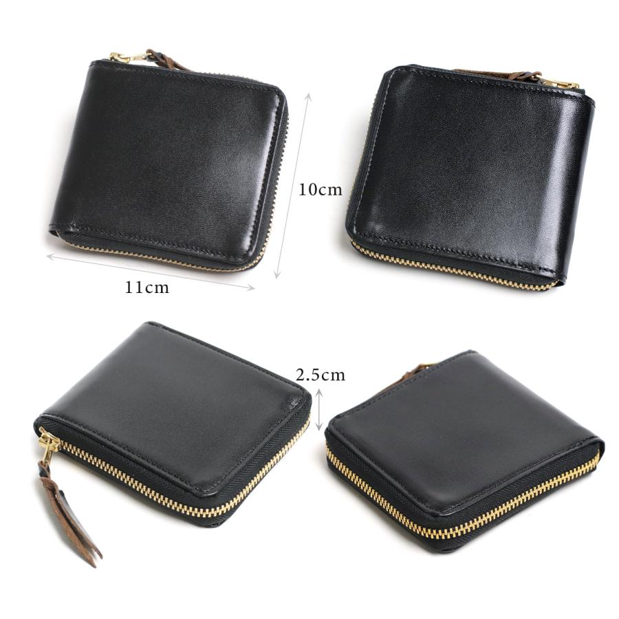 INCEPTION インセプション HORSE HIDE ROUND SHORT WALLET 茶芯 馬革