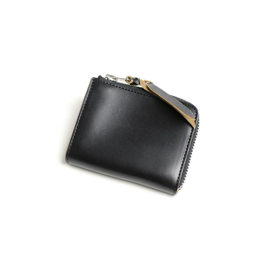新品✨INCEPTION インセプション　三つ折り財布　レザー　ブラック　黒 OPUS（オーパス） INCEPTION インセプション HORSE BUTT LEATHER L