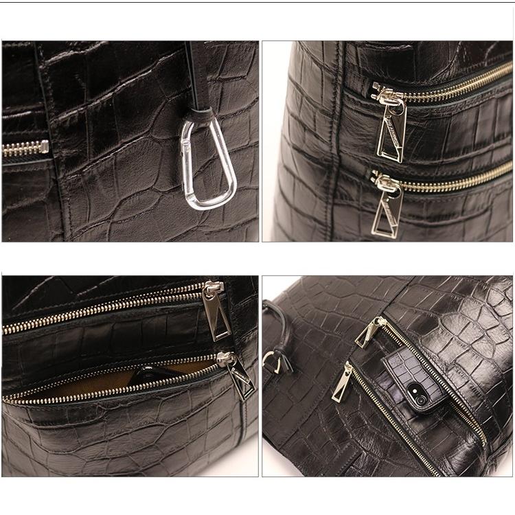 JYO ARVINISTA ジョーアルヴィニスタ コッコJ1  クロコ型押しのソフトで軽いトート M 本革 革 レザー レディース メンズ |  | 06