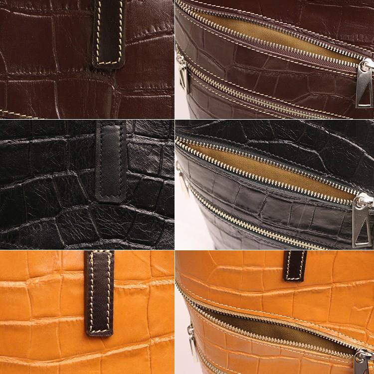 JYO ARVINISTA ジョーアルヴィニスタ コッコJ1  クロコ型押しのソフトで軽いトート M 本革 革 レザー レディース メンズ |  | 08