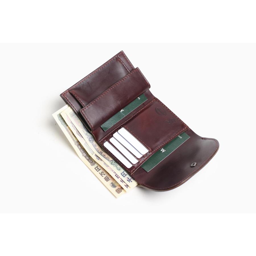MR.OLIVE E.O.I HORWEEN CHROMEXCEL LEATHER / COMPACT WALLET 日本製