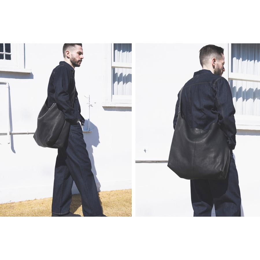 MR.OLIVE E.O.I IMPERMA-LEATHER BIG SHOULDER BAG 牛革 ショルダー