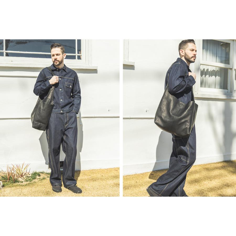 MR.OLIVE E.O.I IMPERMA-LEATHER ONE SHOULDER BAG 牛革 ショルダー