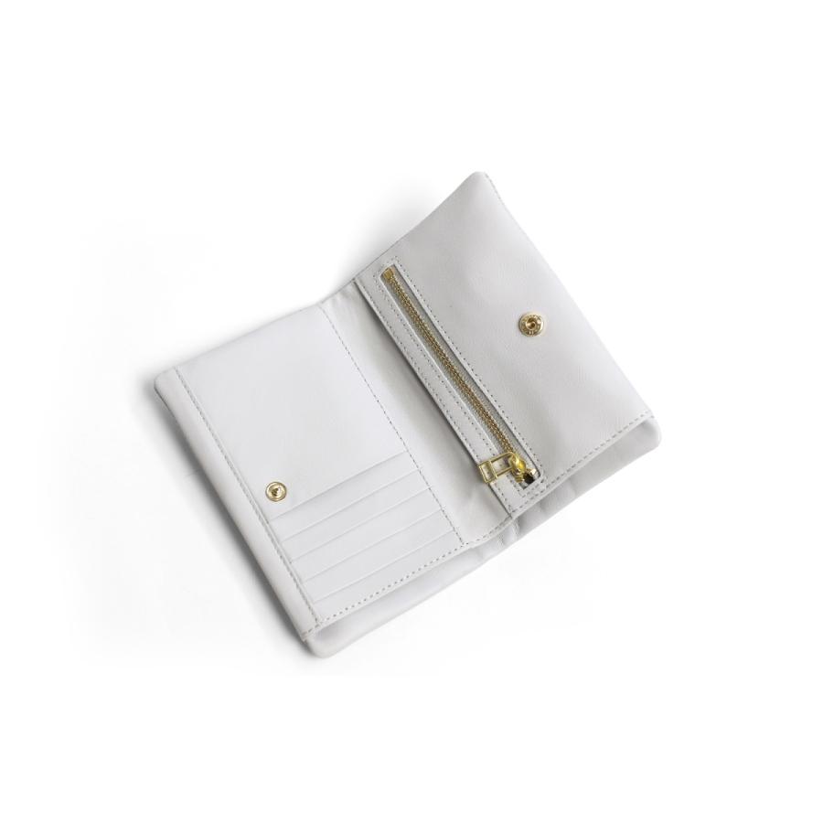 Neutral Gray ARUKAN ハスキー 日本製 二つ折財布 本革 革 レザー レディース メンズ | Neutral Gray | 14