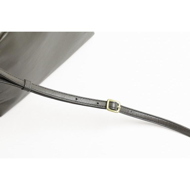 Neutral Gray ARUKAN ハスキー 日本製 ミニショルダー 日本製 本革 革 レザー レディース | Neutral Gray | 19