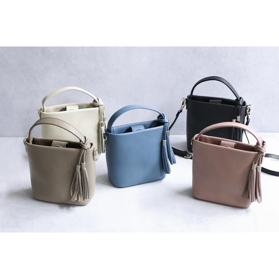 Atelier nuu loop 2way ミニバケットバッグ 豊岡鞄 優しいカラー 柔らかいイタリア革 本革 革 レザー レディース | 豊岡鞄 | 06