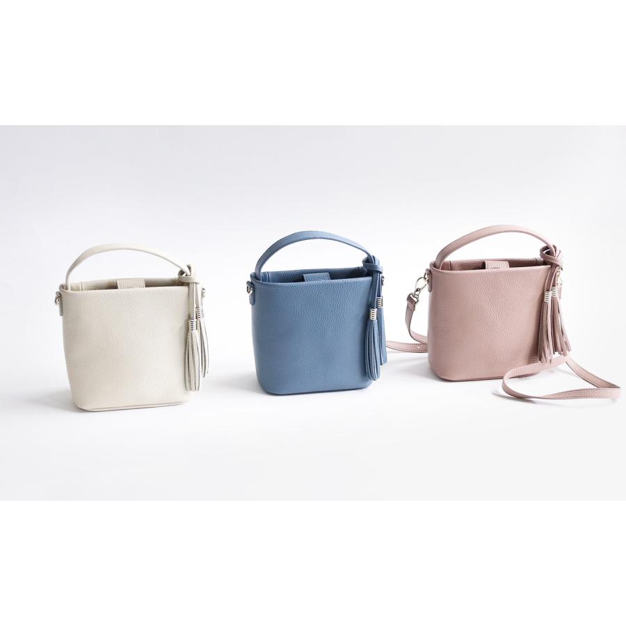 Atelier nuu loop 2way ミニバケットバッグ 豊岡鞄 優しいカラー 柔らかいイタリア革 本革 革 レザー レディース | 豊岡鞄 | 07