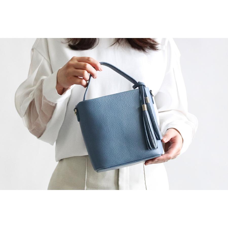 Atelier nuu loop 2way ミニバケットバッグ 豊岡鞄 優しいカラー 柔らかいイタリア革 本革 革 レザー レディース | 豊岡鞄 | 10