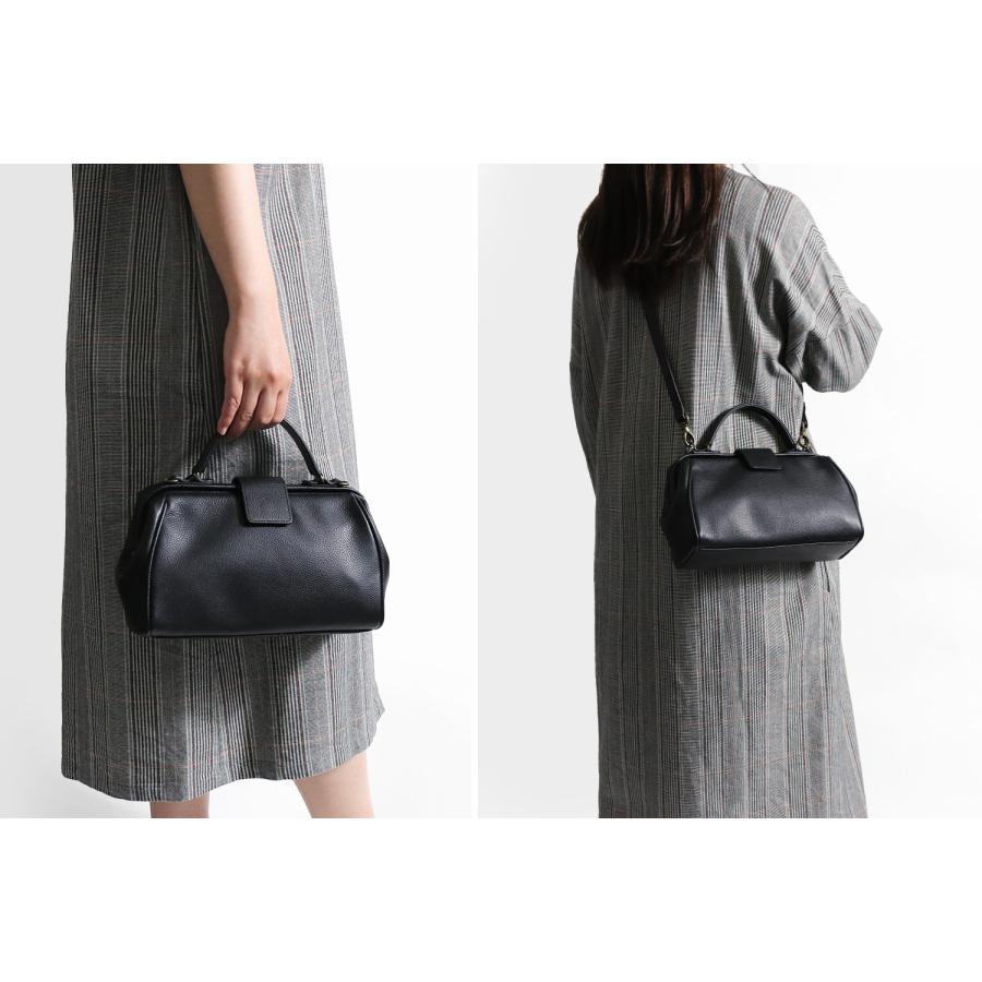 豊岡鞄 Atelier nuu Parcel nano dulles 国産シュリンク牛革 パカっと 