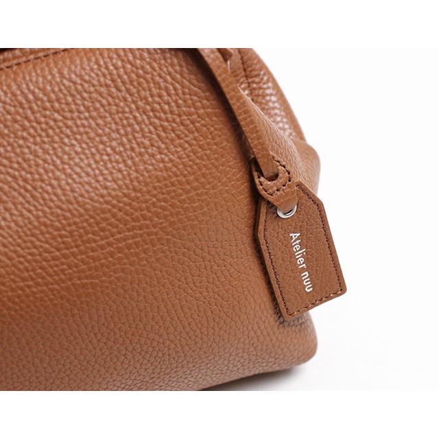 Atelier nuu Parcel mist ニュアンスカラーのイタリア産シュリンクレザー ミニダレス 本革 革 レザー レディース | 豊岡鞄 | 20