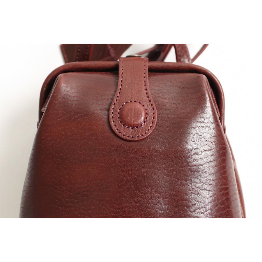 Atelier nuu  Lezza botanica vino パカっと開くミニバッグ ダレス コンパクト 口金 アトリエヌウ 豊岡鞄 ミニショルダー 本革 革 レザー レディース | 豊岡鞄 | 04