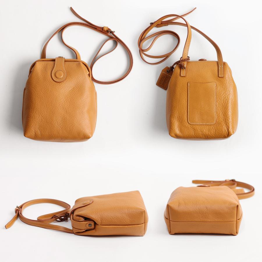 Atelier nuu  Lezza botanica vino パカっと開くミニバッグ ダレス コンパクト 口金 アトリエヌウ 豊岡鞄 ミニショルダー 本革 革 レザー レディース | 豊岡鞄 | 07