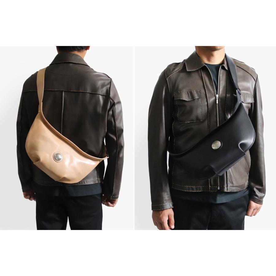 REDMOON レッドムーン LONGSHIP-SAL オールレザーショルダー 革バッグの画像