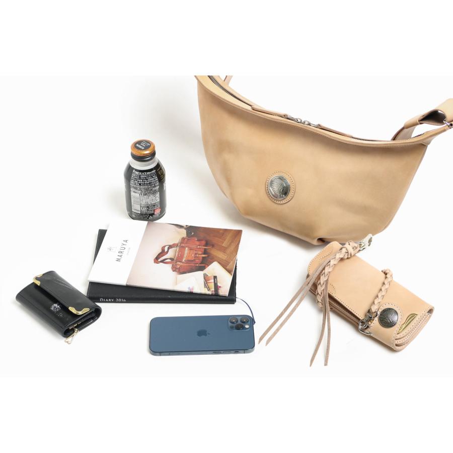 REDMOON レッドムーン LONGSHIP-SAL オールレザーショルダー 革バッグの画像