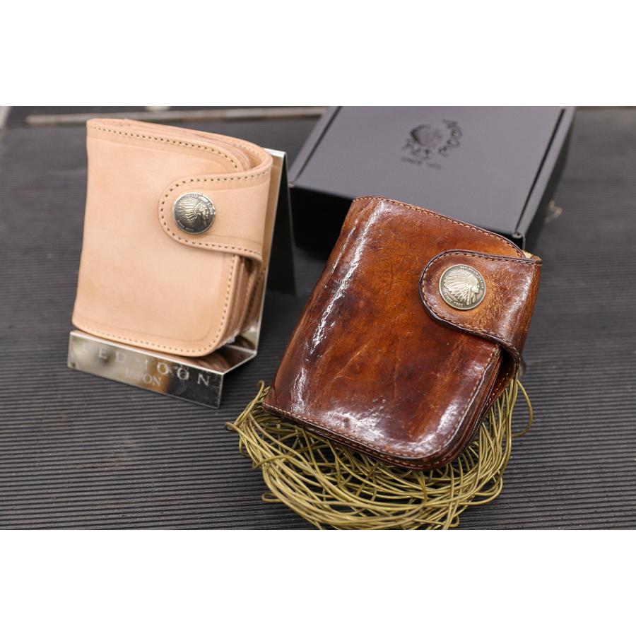 REDMOON レッドムーン Yellow Eagle ミドルウォレット 折財布 革財布の画像