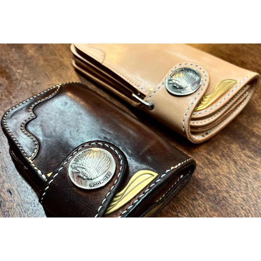 REDMOON レッドムーン Yellow Eagle ミドルウォレット 折財布 革財布の画像