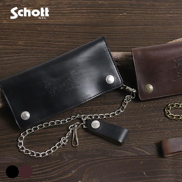 schott トラッカーウォレット SCHOTT（ショット） PERFECT WALLET トラッカーウォレット : こだわり