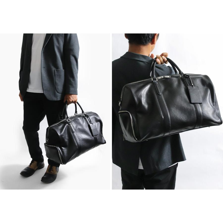 SEEKER オイルをたっぷり含んだ ベジタブルタンニンレザーの 2way ボストンバッグ 本革 革 レザー レディース メンズ | SEEKER | 09