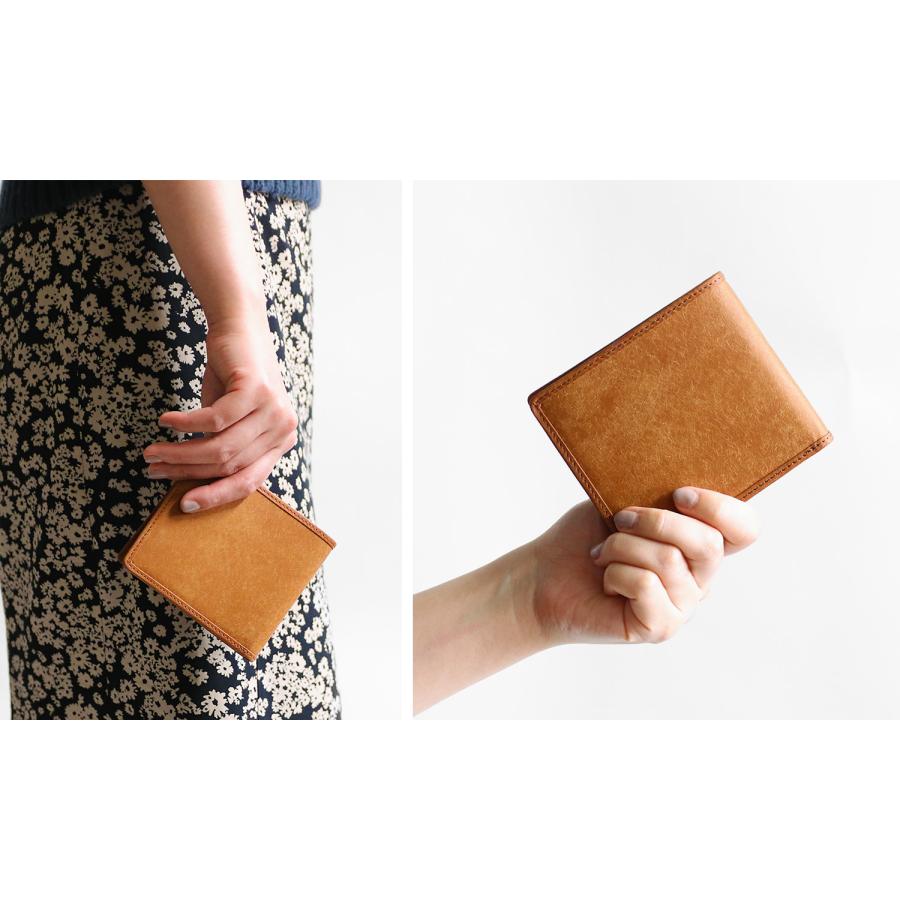 二つ折り革財布(プエブロレザー) プエブロ × リスシオ 二つ折り財布（小銭入れ付き） | 大人の