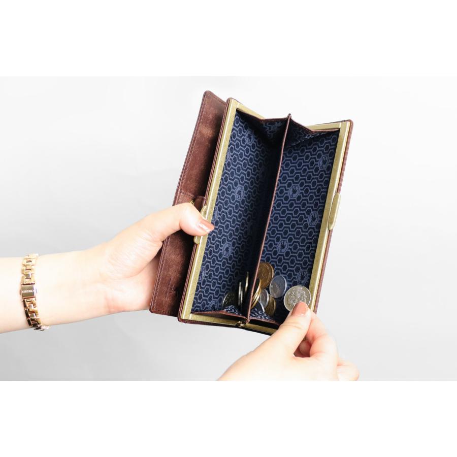 sot ソット プエブロレザー ガマグチ長財布 スリム プエブロ 個性的 財布 機能的 | sot | 04