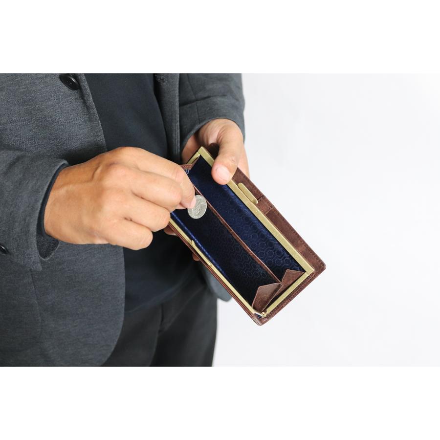 sot ソット プエブロレザー ガマグチ長財布 スリム プエブロ 個性的 財布 機能的 | sot | 03