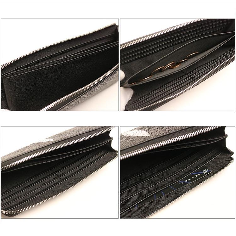 ARUKAN Stingray 美しいエイの革を贅沢に使った L字ファスナー 長財布 本革 革 レザー レディース | Arukan | 05