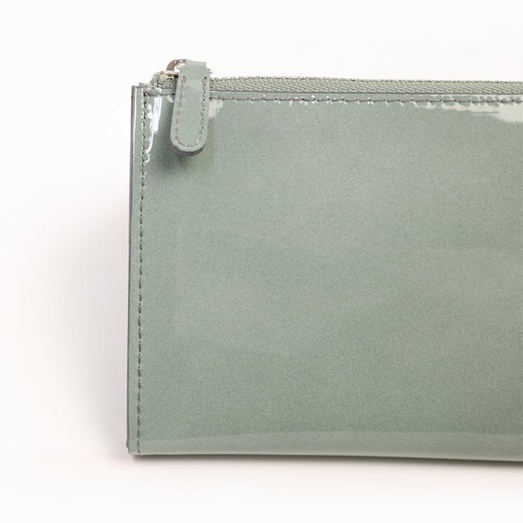 Neutral Gray トリンドル 素材サンプル ニュアンスカラーエナメルレザー 本革 革 レザー レディース | Neutral Gray | 05