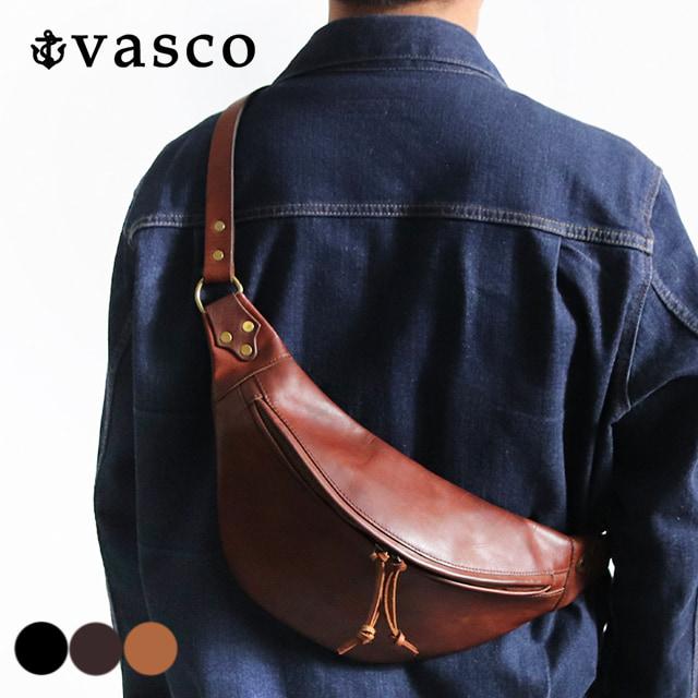 vasco（ヴァスコ） オールドオイルシリーズ LEATHER WAIST BAG -LARGE
