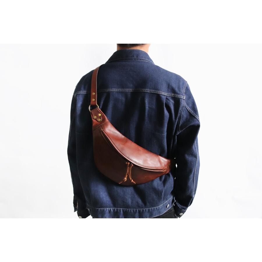 vasco（ヴァスコ） オールドオイルシリーズ LEATHER WAIST BAG -LARGE