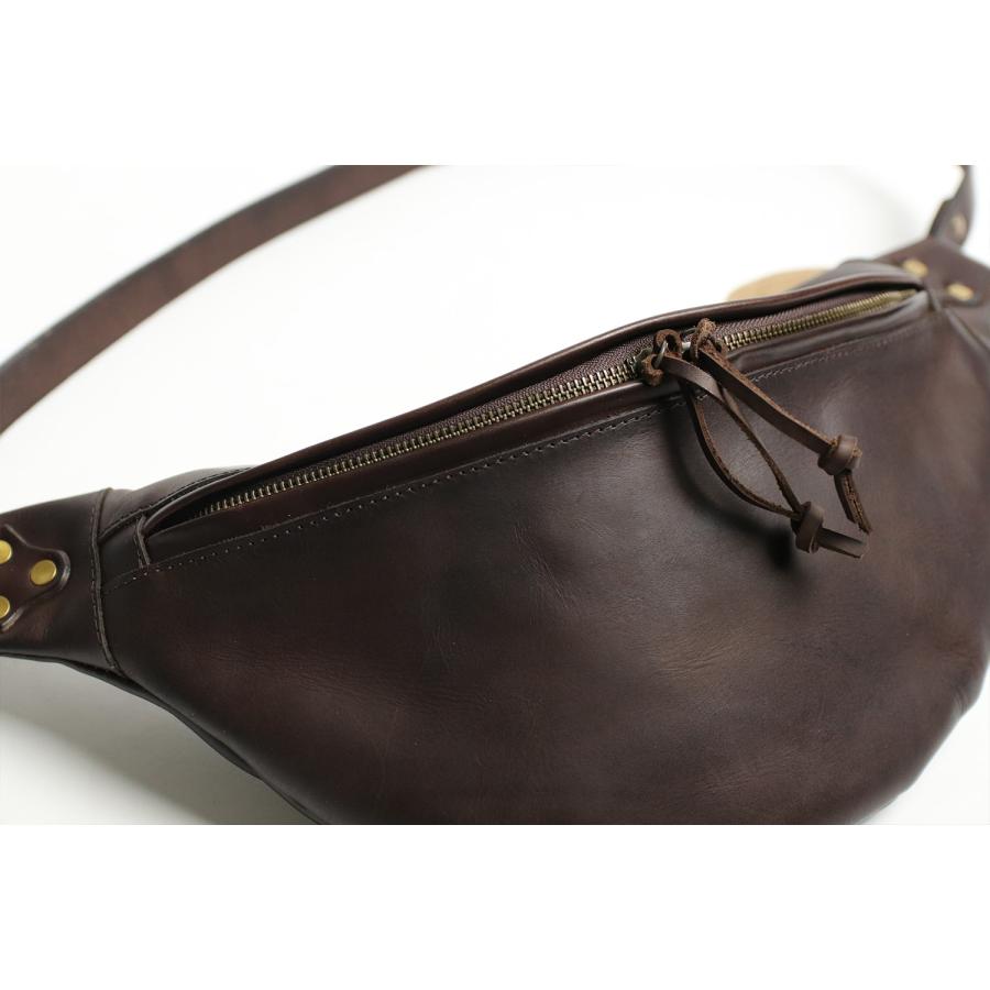 vasco（ヴァスコ） オールドオイルシリーズ LEATHER WAIST BAG -LARGE