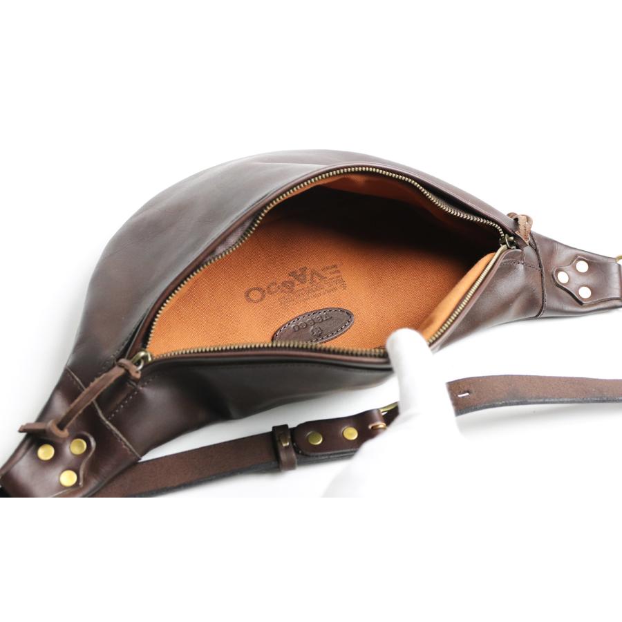 vasco（ヴァスコ） オールドオイルシリーズ LEATHER WAIST BAG -LARGE
