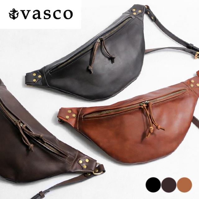 vasco（ヴァスコ） オールドオイルシリーズ LEATHER WAIST BAG -LARGE