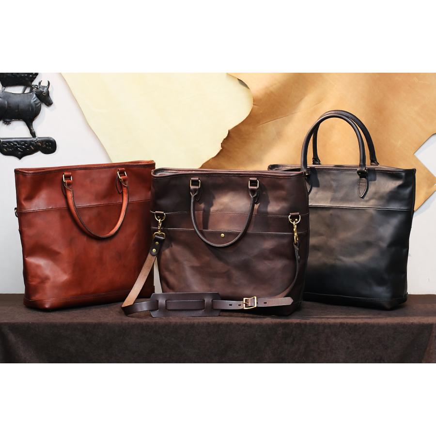 希少　VASCO　2WAY　茶芯　オイルレザー　ボート　トートバッグ　大容量　黒 vasco / LEATHER NELSON 2WAY BAG