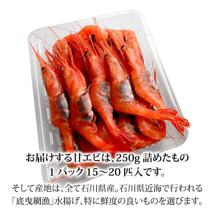 甘えび 子持ち ( 石川県産/お刺身用/急速冷凍 ) 250g 15〜20匹 2セットご注文で送料無料｜maruya｜03