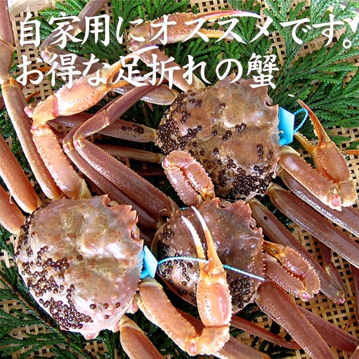 予約販売 カニ かに 蟹 ズワイガニ ずわい蟹 加能かに 訳あり 足折れ