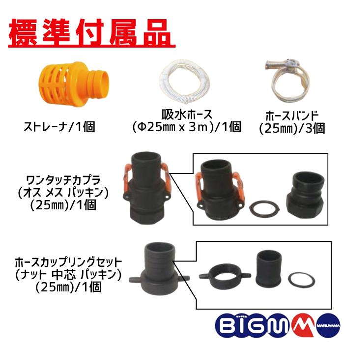 丸山製作所 BIG-M 公式ストア 1インチ 25mm エンジンポンプ BP2540A